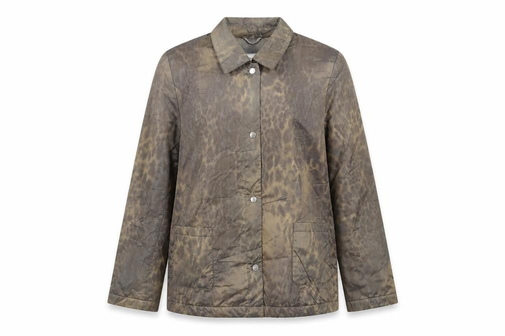 Laura Lebek Women's Grey Animal Print Jacket Size 16