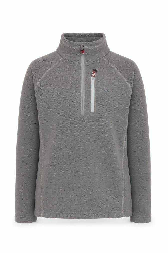 Trespass Grey 1/2 Zip Sweatshirt Unisex S Lightweight