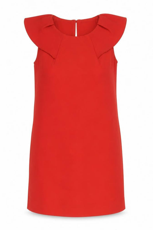 Banana Republic Women's Red Shift Dress 00P Petite