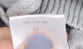 Soul Cal Women's Grey Striped Pullover Medium