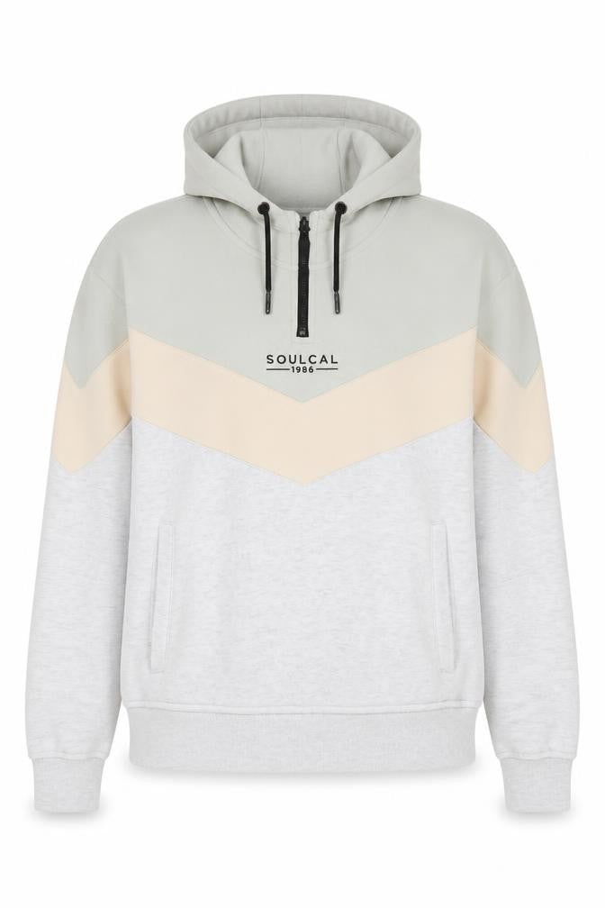 SoulCal Women's Multi Colourblock Pullover Hoodie Size 14