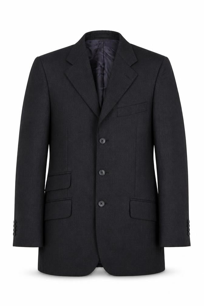 T.M.Lewin Men's Black Wool Blazer, Size 36R