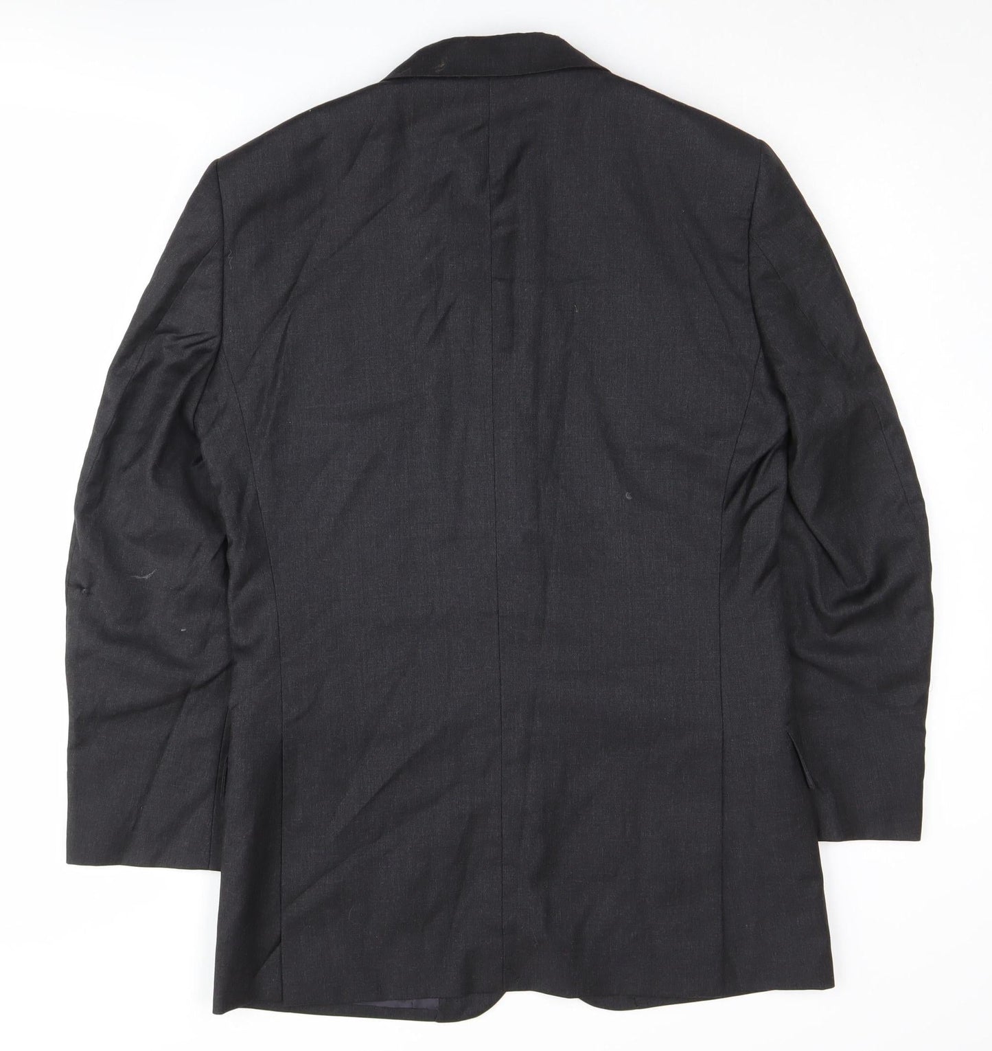 T.M.Lewin Men's Black Wool Blazer, Size 36R