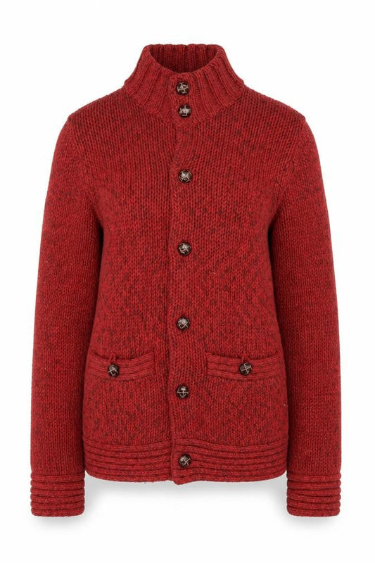 Gap Women's Red Chunky-Knit Cardigan XS