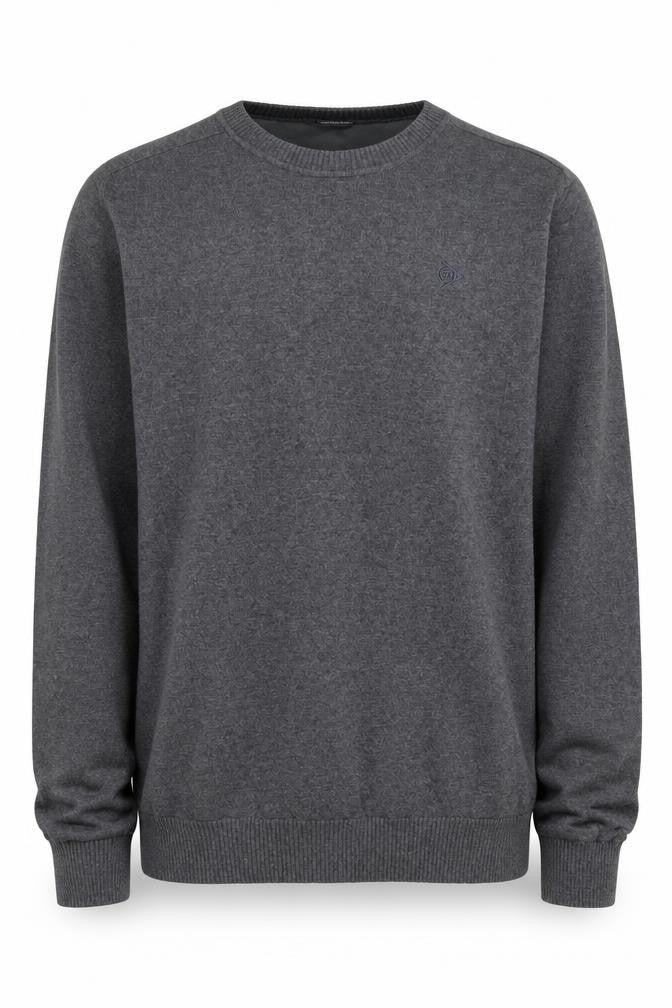 Dunlop Sport Men's Grey Cotton Pullover Jumper - L
