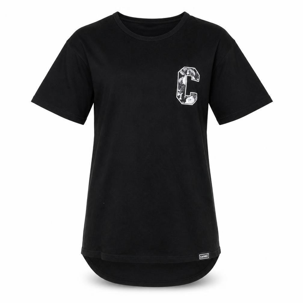 Carré Black Unisex Jersey T-Shirt Large