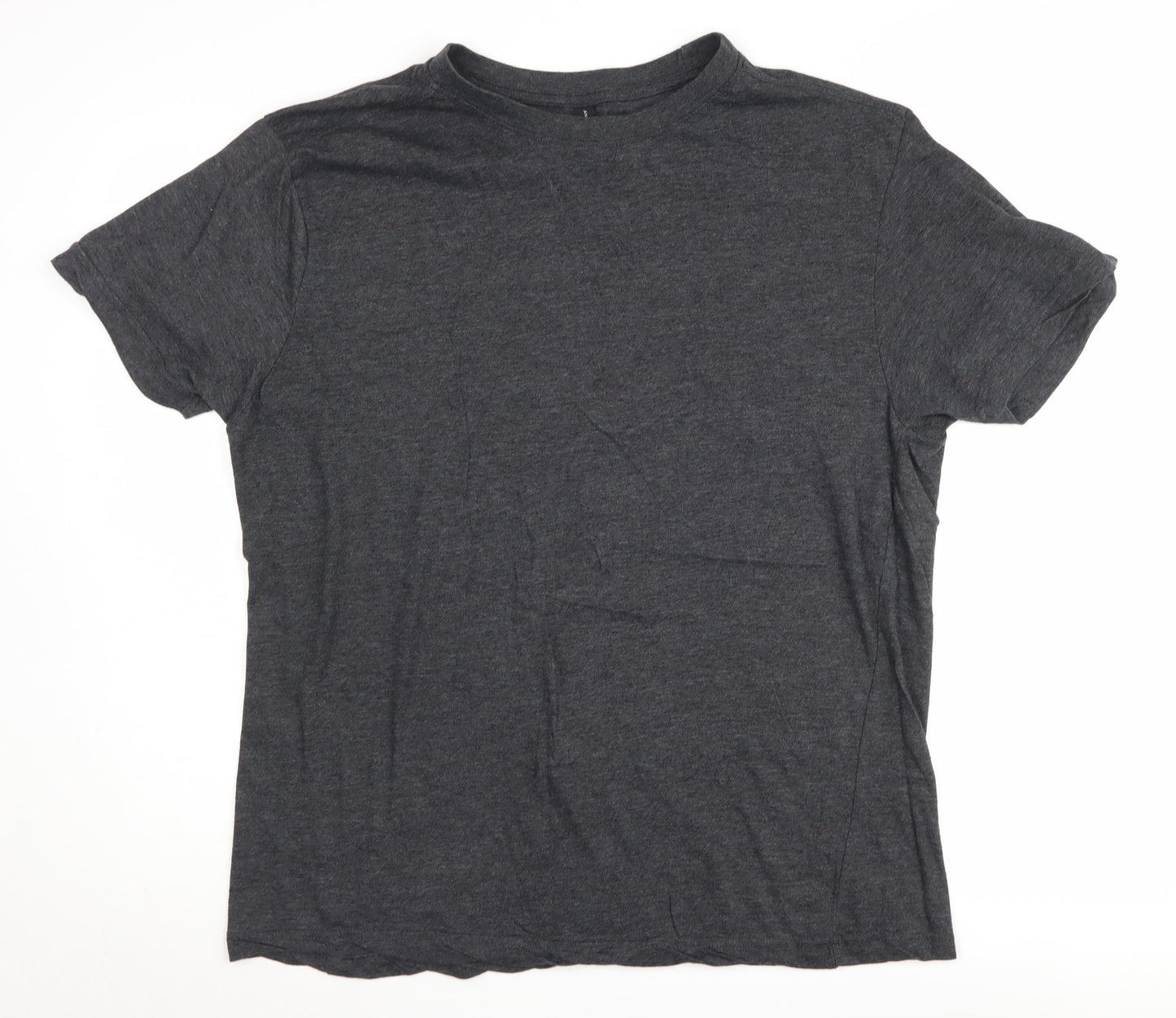 Donnay Unisex Grey 2XL Basic T-Shirt, Casual Jersey