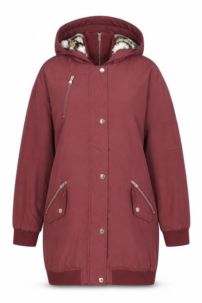 H! by Henry Holland Women's Red Anorak Jacket Size 14