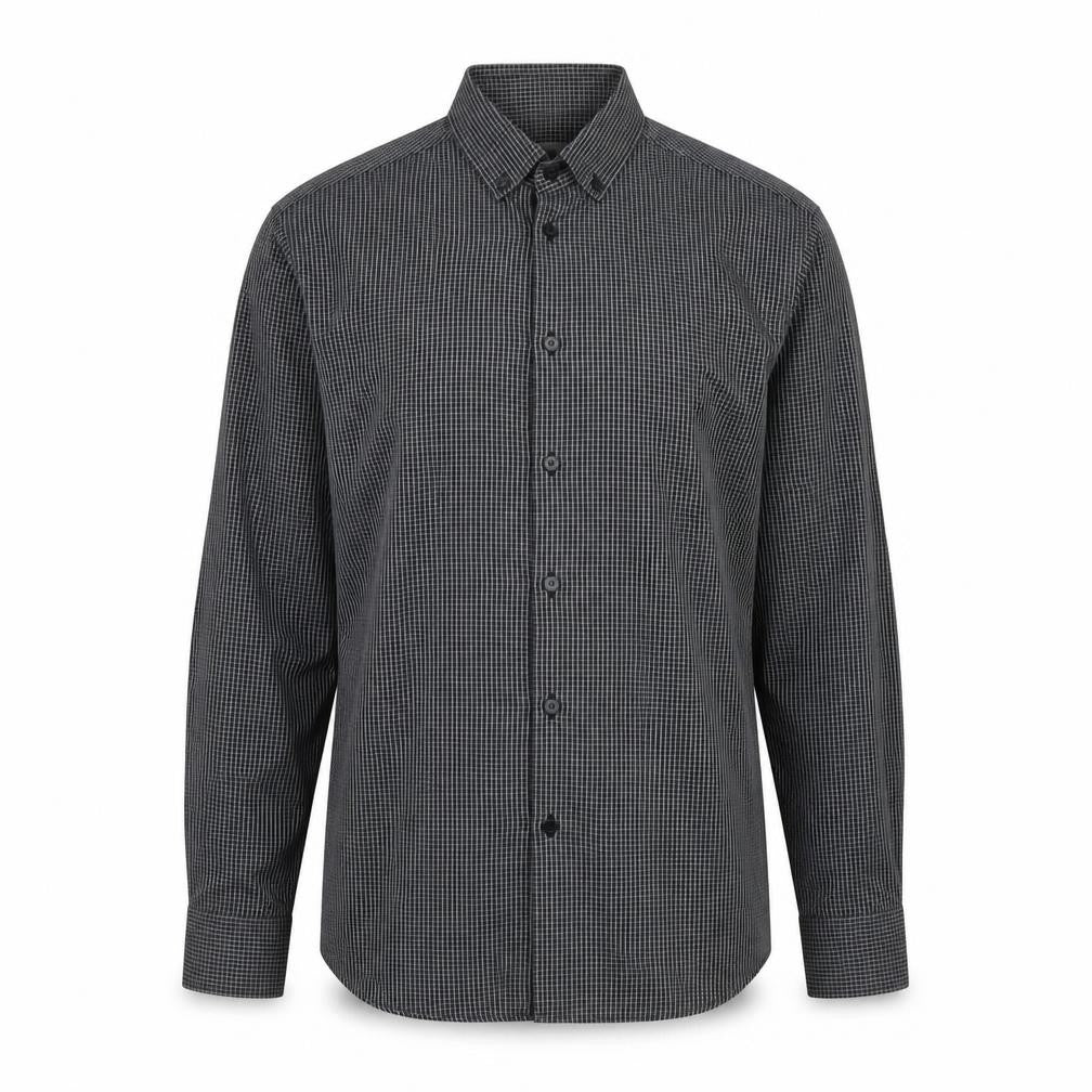 Zara Man Men's Multicoloured Slim Fit Check Shirt