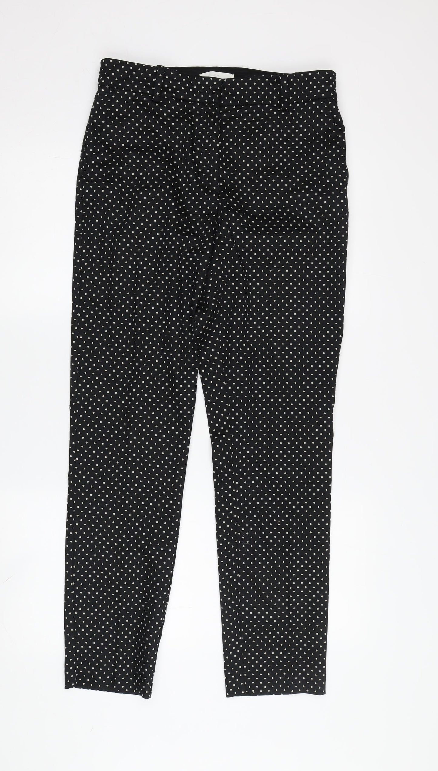 H&M Women's Black Polka Dot Jegging Size 10