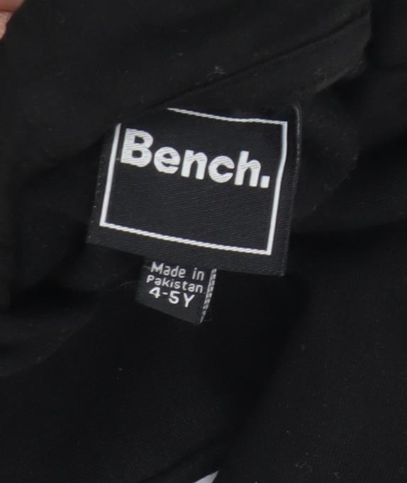 Bench Boys Black Pullover Hoodie 4-5 Years