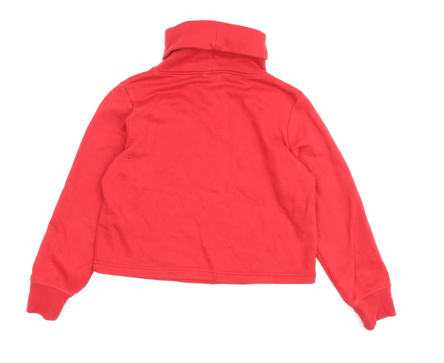 Zara Women's Red Pullover Sweatshirt S - Cosy Winter Essential