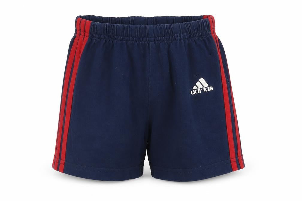 Adidas Unisex Baby Blue Shorts 12-18M Elastic Waist