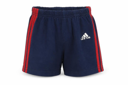 Adidas Unisex Baby Blue Shorts 12-18M Elastic Waist