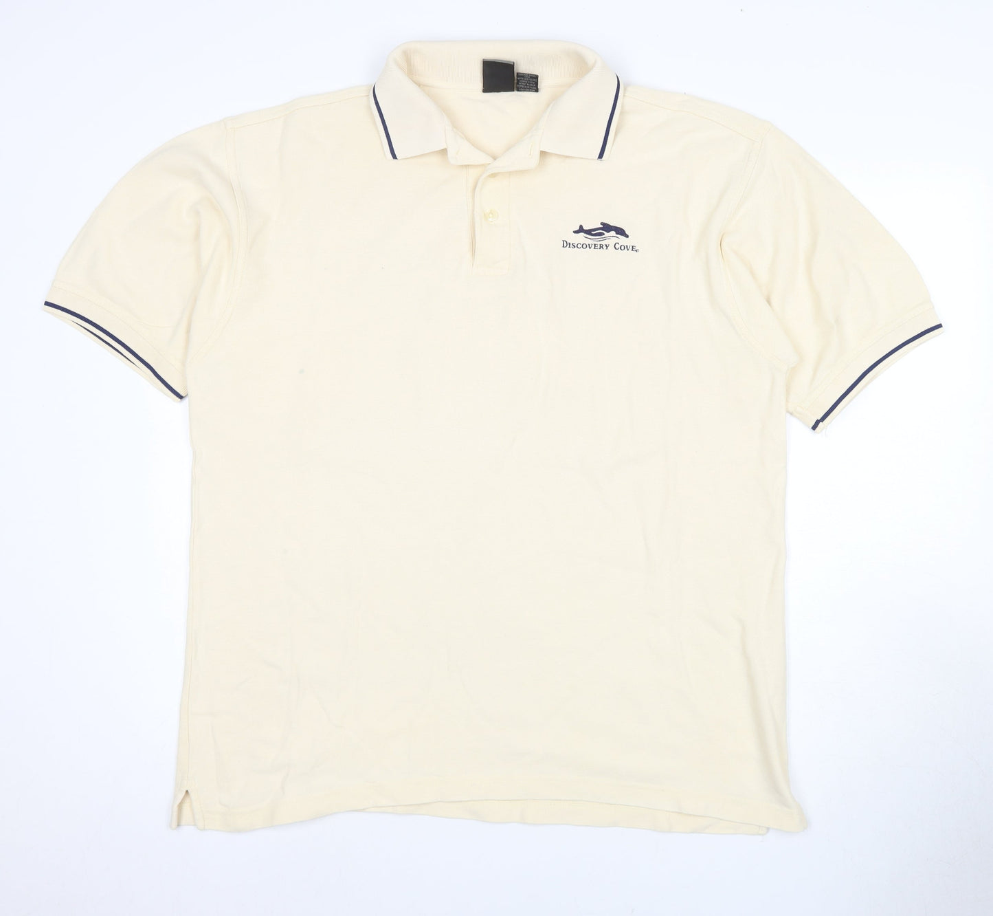 Stylo Golf Men's Beige Polo Shirt L
