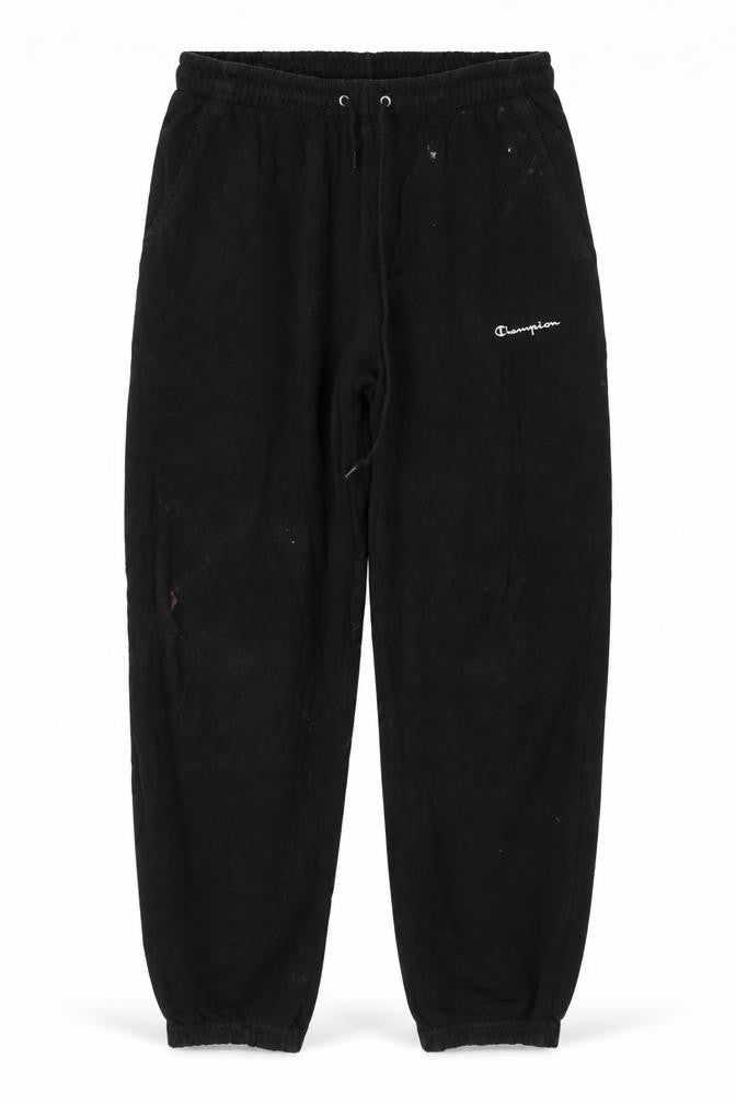 Champion Men's Black Sweatpants L Elastic Waist