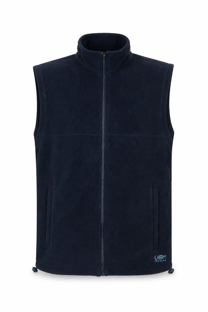Cotton Traders Men's Blue Fleece Waistcoat M