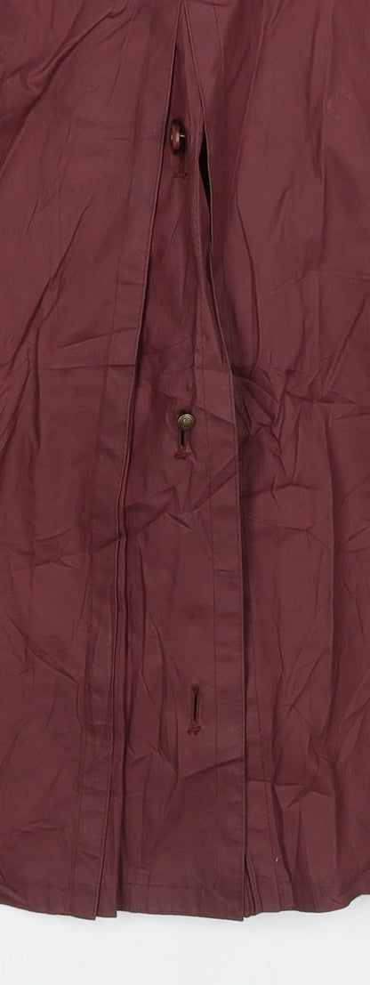 Aquabury Women's Brown Overcoat, Size 10