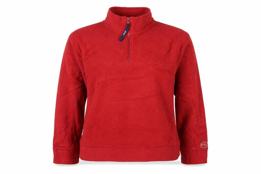 PSL Unisex Red Fleece Sweatshirt Size 12