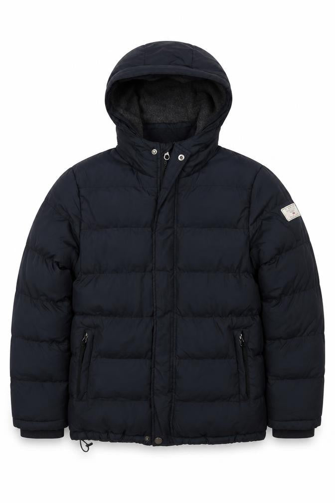 Tog Twenty Four Boys Black Puffer Jacket 11 Years Hooded