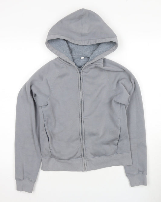 Uniqlo Women's Grey XS Full Zip Hoodie
