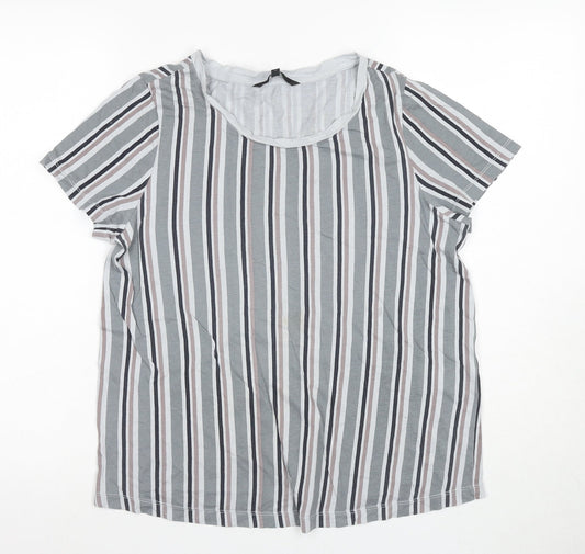 Vero Moda Women's Striped T-Shirt, M, Multicoloured