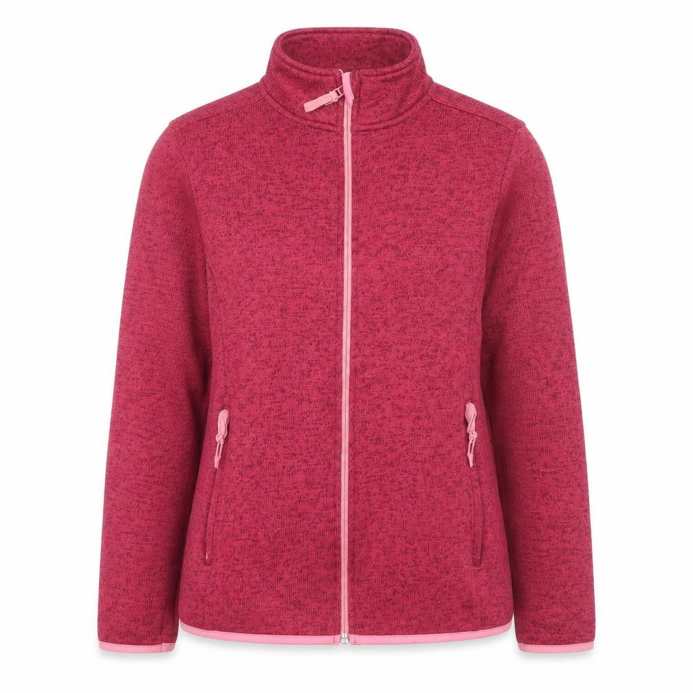 Crane Women's Pink Lightweight Full Zip Jacket