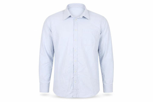 Marks & Spencer Men’s Blue Regular Fit Long Sleeve Shirt