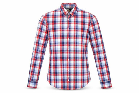 BOSS Orange Men's Multicoloured Plaid Shirt M