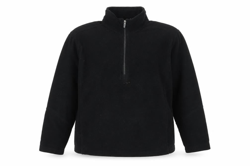 Lands' End Men's Black Fleece Pullover Sweatshirt L
