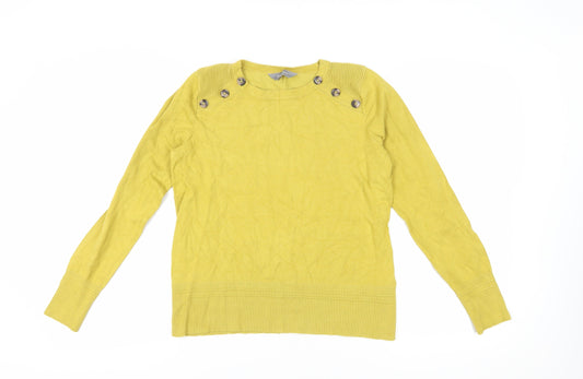 Principles Women's Yellow Pullover Jumper Size 14