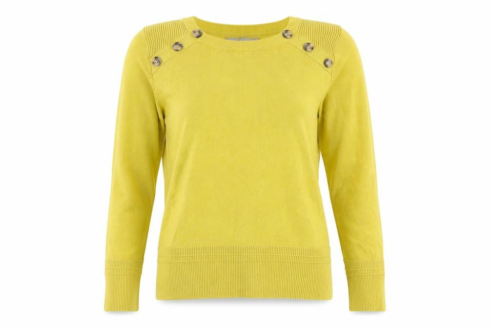 Principles Women's Yellow Pullover Jumper Size 14