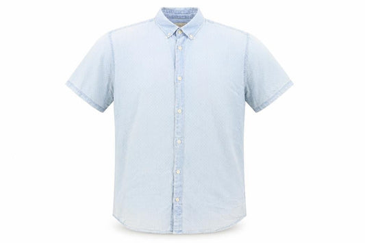 SELECTED HOMME Men's Blue Regular Fit Shirt 16.5