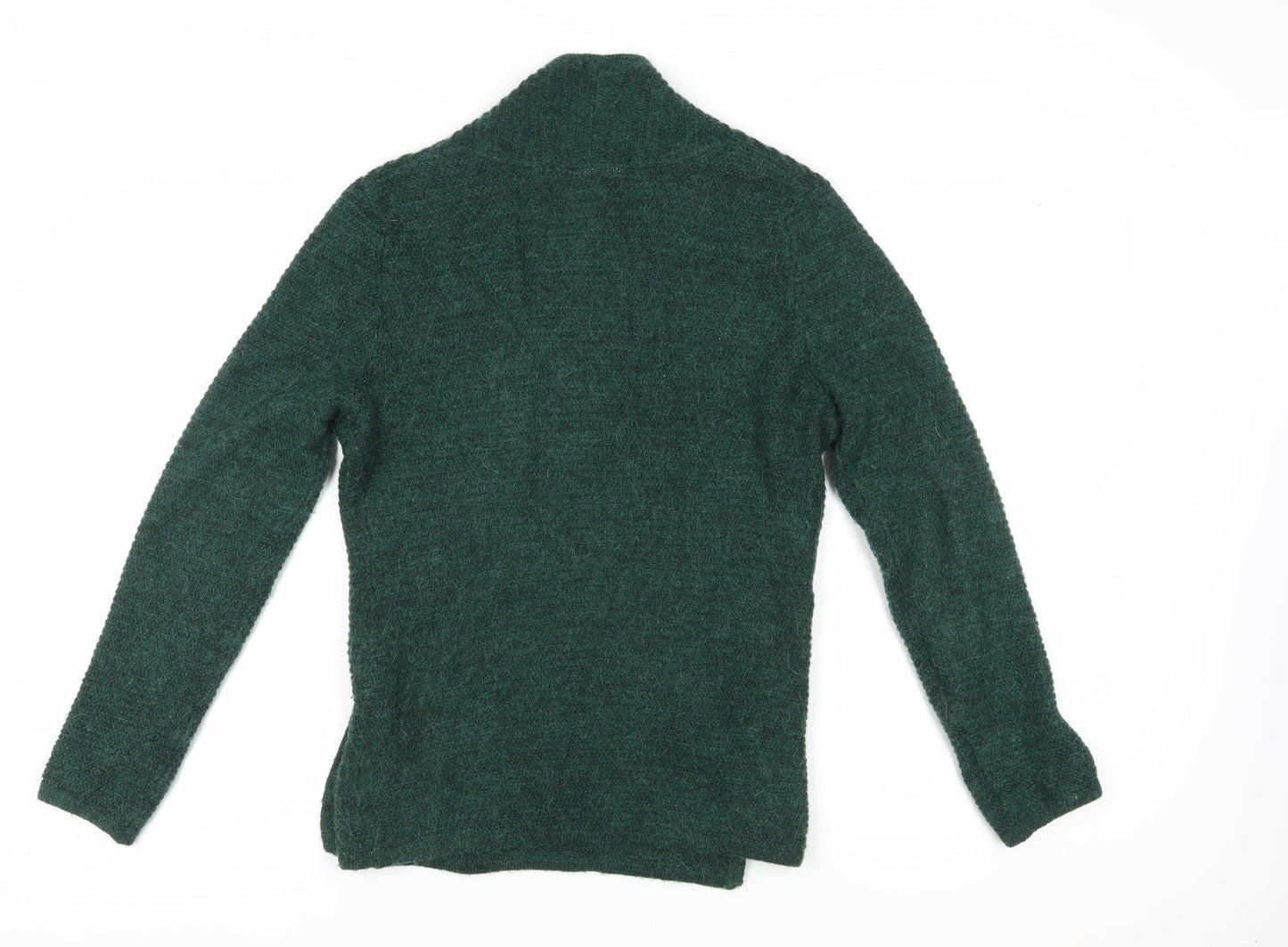 H&M Women's Green Wrap Jumper - Size M
