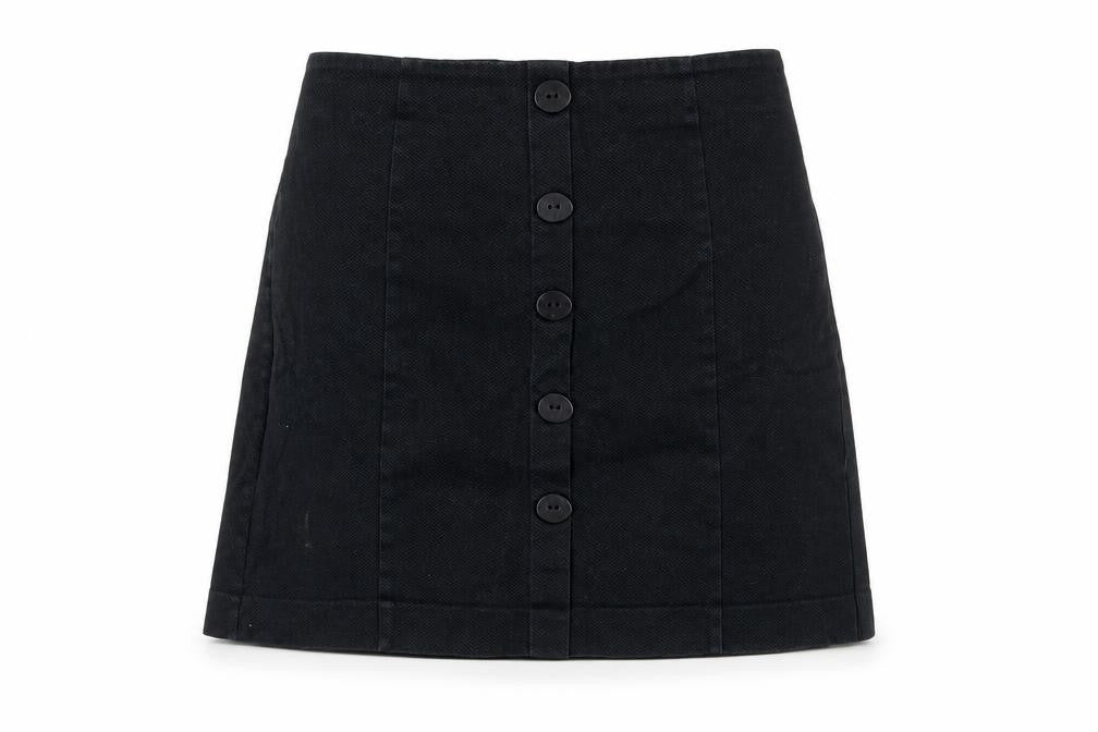 MNG Women's Black Short Pencil Skirt, Size M
