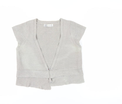 Zara Women's Beige Knit Vest - Size L