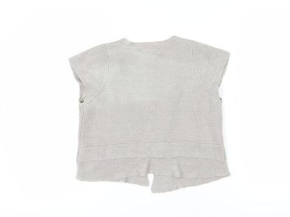 Zara Women's Beige Knit Vest - Size L