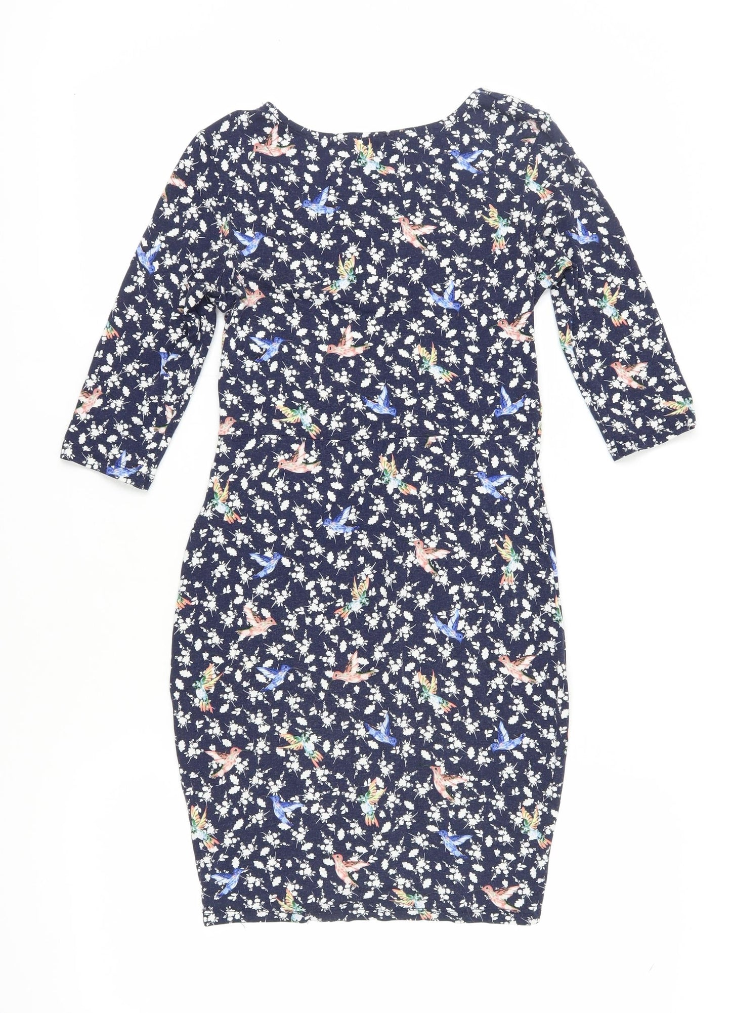 Warehouse Women's Multicoloured Bodycon Dress Size 12