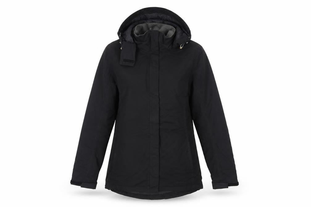 Peter Storm Women's Black Hooded Jacket Size 12
