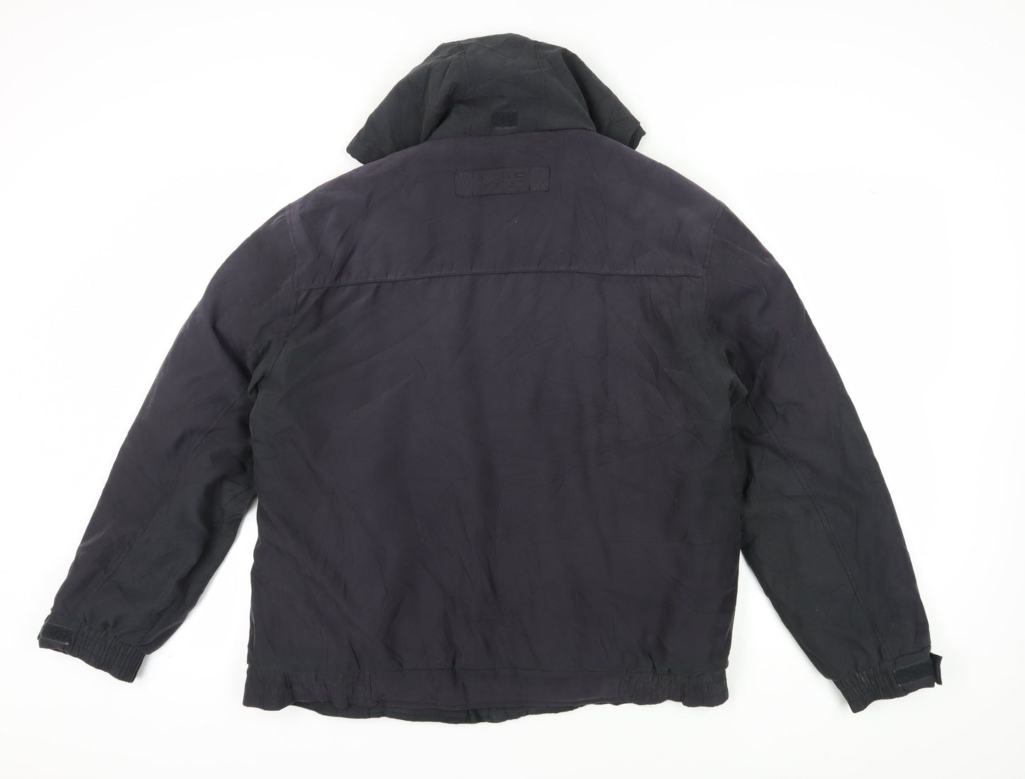 Maine New England Black Parka Jacket for Men, Size L