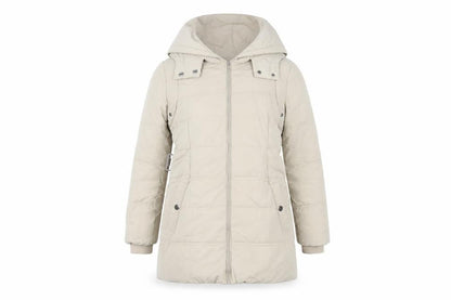 Edina Ronay Women's Beige Puffer Coat Size 10