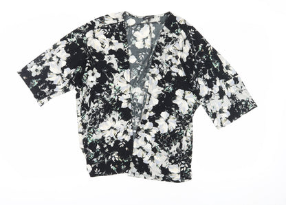 Warehouse Women's Multicoloured Floral Kimono Blouse M