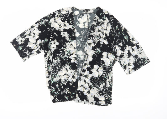 Warehouse Women's Multicoloured Floral Kimono Blouse M