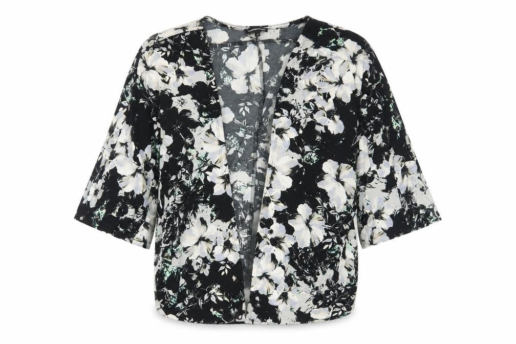 Warehouse Women's Multicoloured Floral Kimono Blouse M