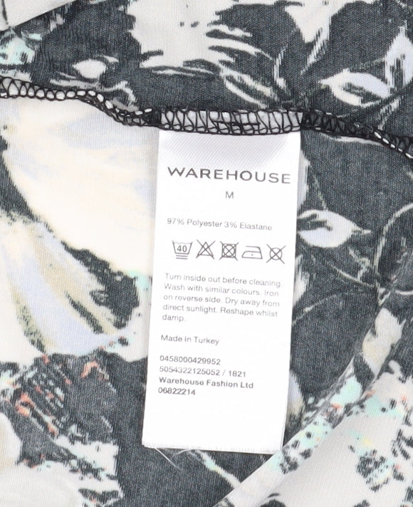 Warehouse Women's Multicoloured Floral Kimono Blouse M