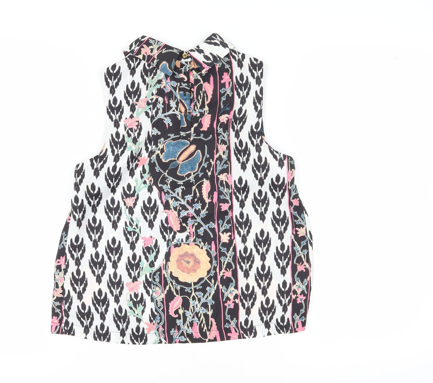 Topshop Women's Multicoloured Floral Blouse Size 6