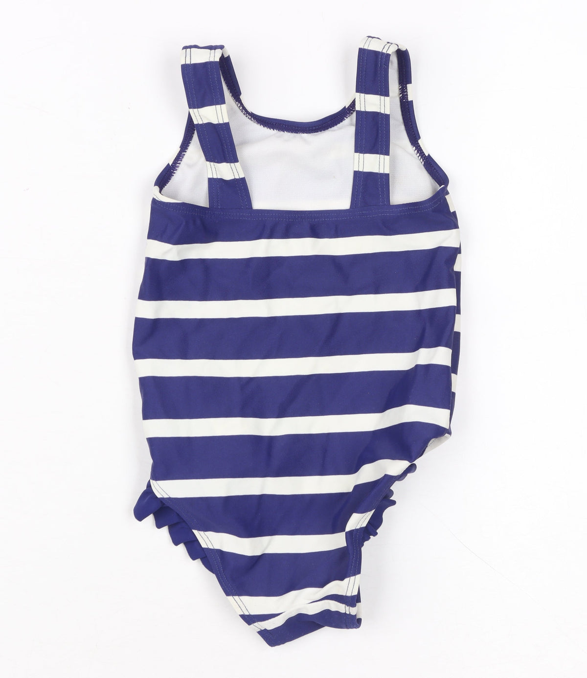 Disney Girls Blue Striped Minnie Mouse One Piece Swimwear