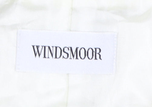 Windsmoor Women's Ivory Long Overcoat Size 16