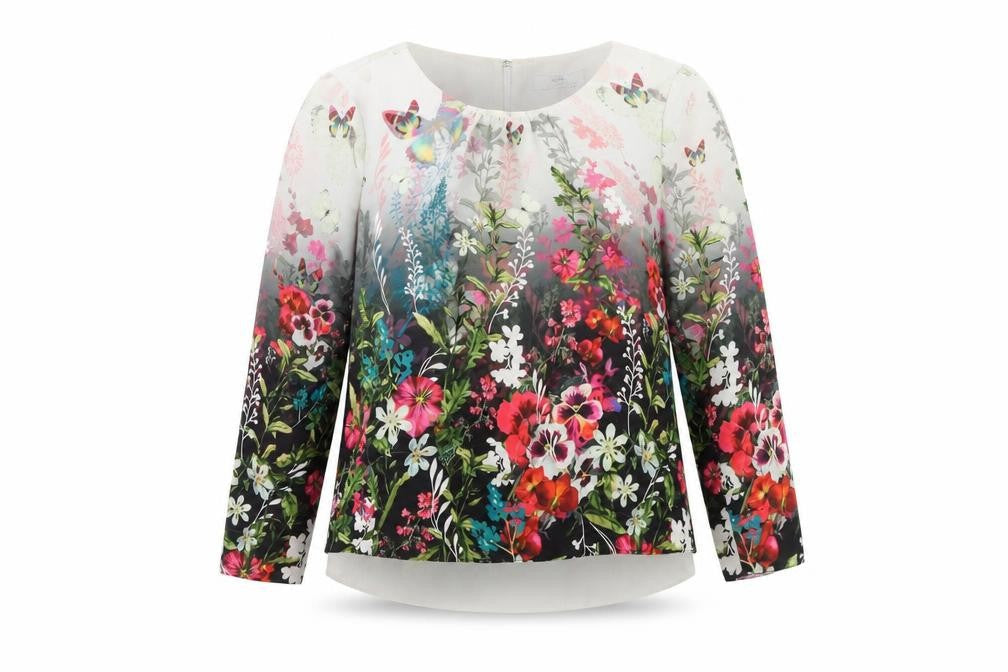 Wallis Women's Multicoloured Floral Blouse, Size 8