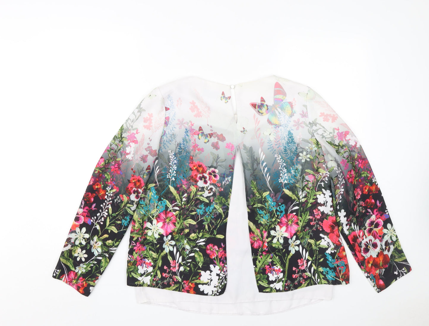 Wallis Women's Multicoloured Floral Blouse, Size 8